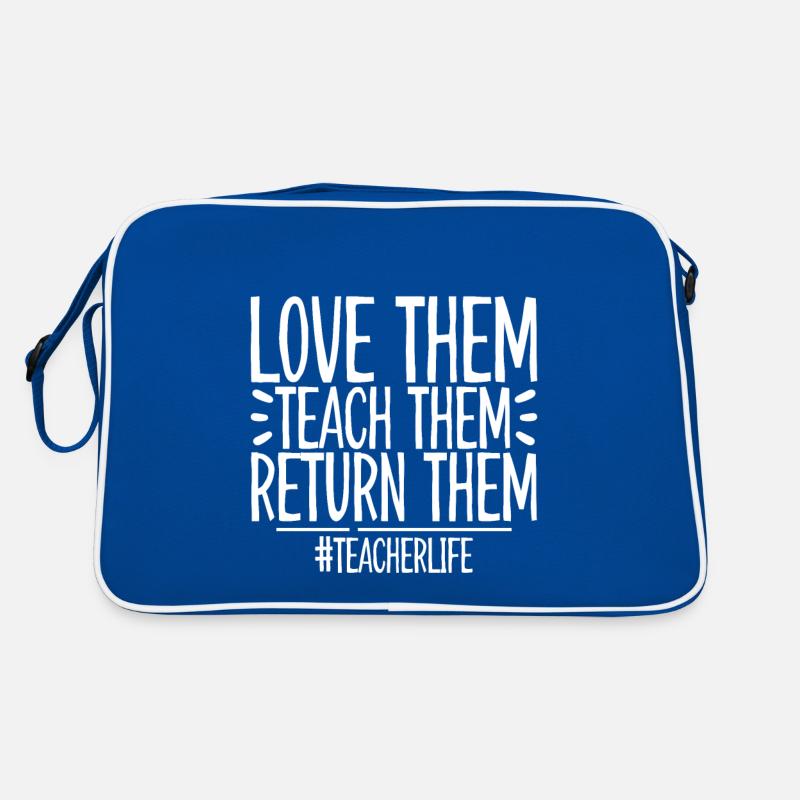 Love Them Teach Them Return Them 4 Retro Tasche