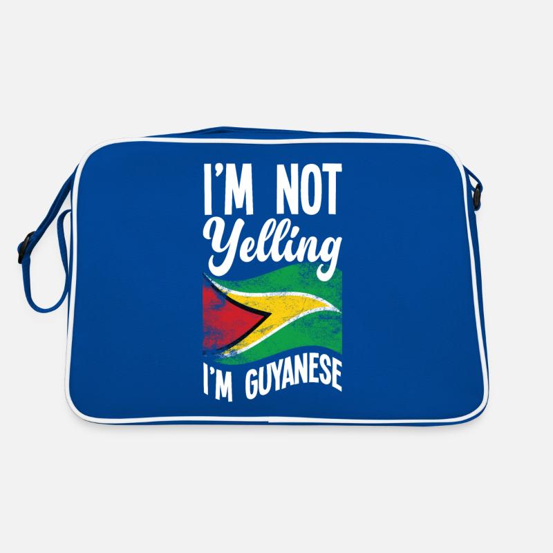 Ich Bin Guyaner Lustiger Guyaner Retro Tasche