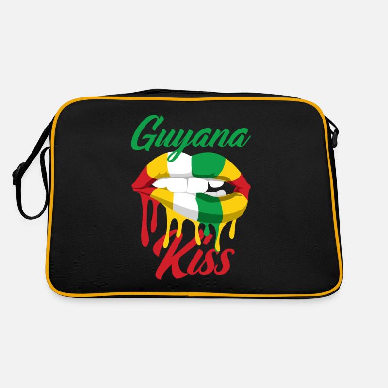Guyana Guyana Baiser Drôle Cadeau Guyanais Sac Retro