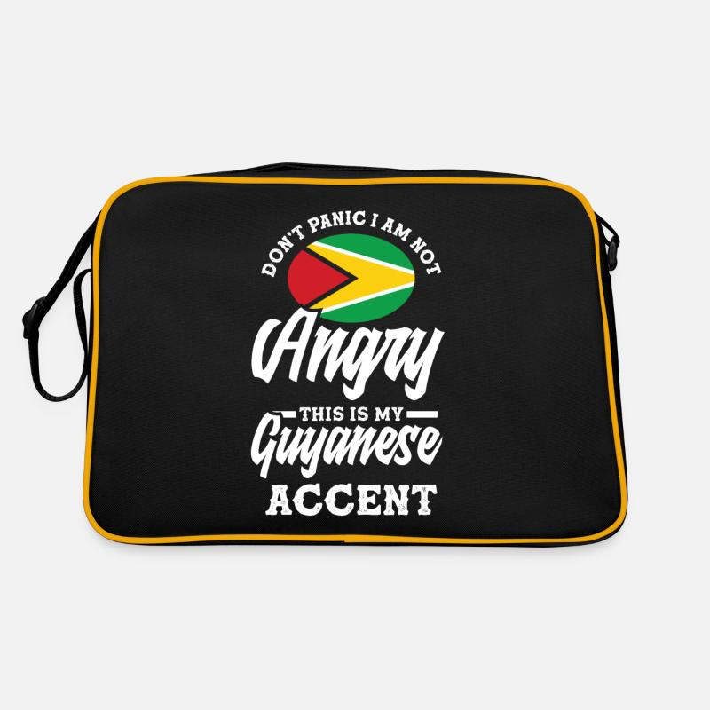 Lustiges Geschenk Zum Guyanischen Erbe Retro Tasche