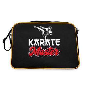 Maître de Karaté Arts Martiaux Combattant d’Arts Martiaux - Sac Retro - noir/or - Dos