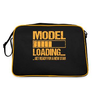 Model loading Model Training - Retro Bag - black/gold - Back