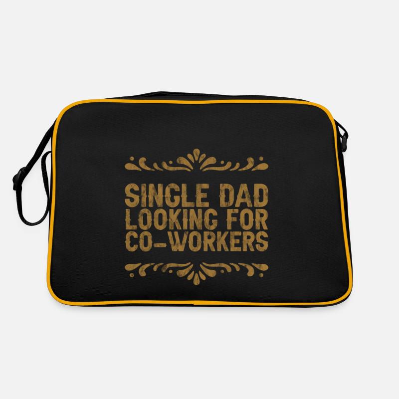 Single Dad Looking For Co-workers Retro Tasche