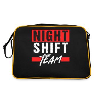 Travail d’équipe de nuit Collègue De nuit - Sac Retro - noir/or - Dos