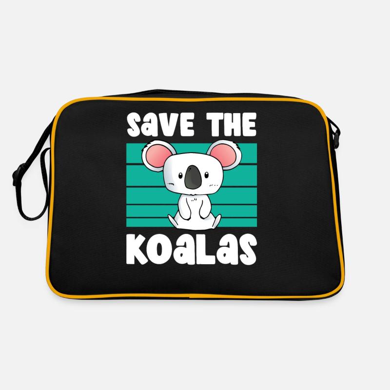 Sauvez les Koalas Animal Koala Koala Ours Doux Sac Retro