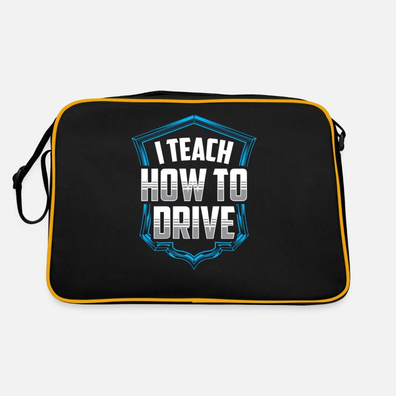 J’apporte la conduite à l’école de conduite Driving Instructor Sac Retro