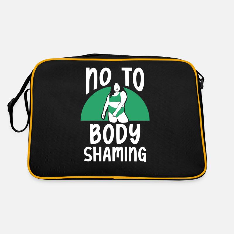 Non pour arrêter la honte corporelle agacement Honte corporelle Sac Retro