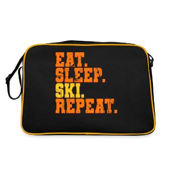 Skiing Ski - Retro Bag - black/gold - Back
