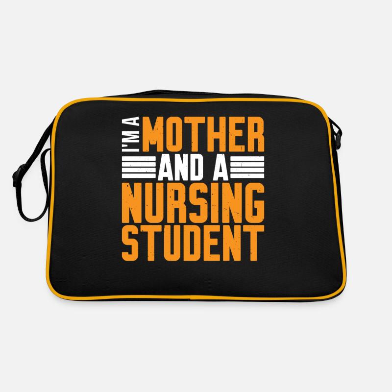 I'm A Mother And A Nursing Student 2 Retro Bag