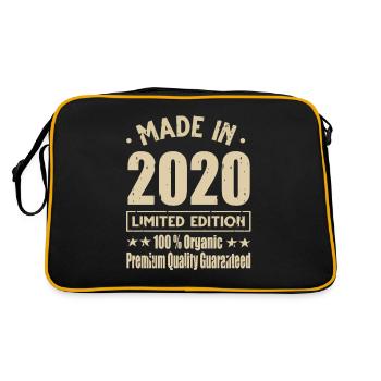 Fabriqué en 2020 Vintage Retro Limited Edition - Sac Retro - noir/or - Dos