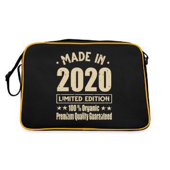 Fabriqué en 2020 Vintage Retro Limited Edition - Sac Retro - noir/or - Dos