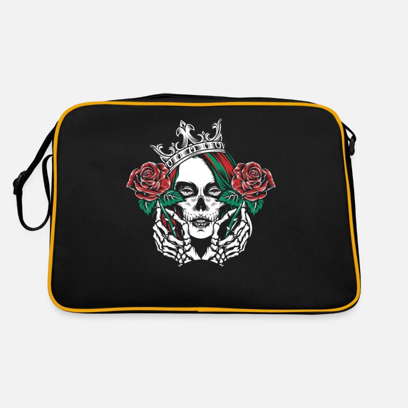 Goth Clothes Emo Styles Gothic Skeleton Warrior Retro Bag
