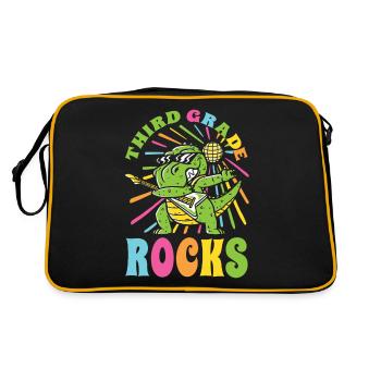 Third Grader Awesome Back to School Lifestyle Gesc - Retro Bag - black/gold - Back