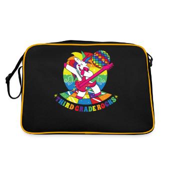 Back to School Third Grader Awesome Lifestyle - Retro Bag - black/gold - Back