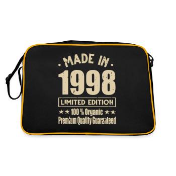 Fabriqué en 1998 Vintage Retro Limited Edition - Sac Retro - noir/or - Dos