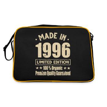 Fabriqué en 1996 Vintage Retro Limited Edition - Sac Retro - noir/or - Dos