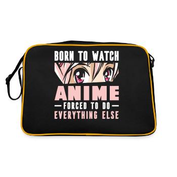 Culture japonaise Otaku Cosplayer Geek Lifestyles - Sac Retro - noir/or - Dos