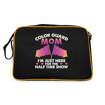 Color Guard Mom Funny Color Guard Corps de drapeau - Sac Retro - noir/or - Dos