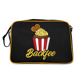 Fée de la boulangerie Drôle Boulanger Boulanger Boulanger Cadeau - Sac Retro - noir/or - Dos