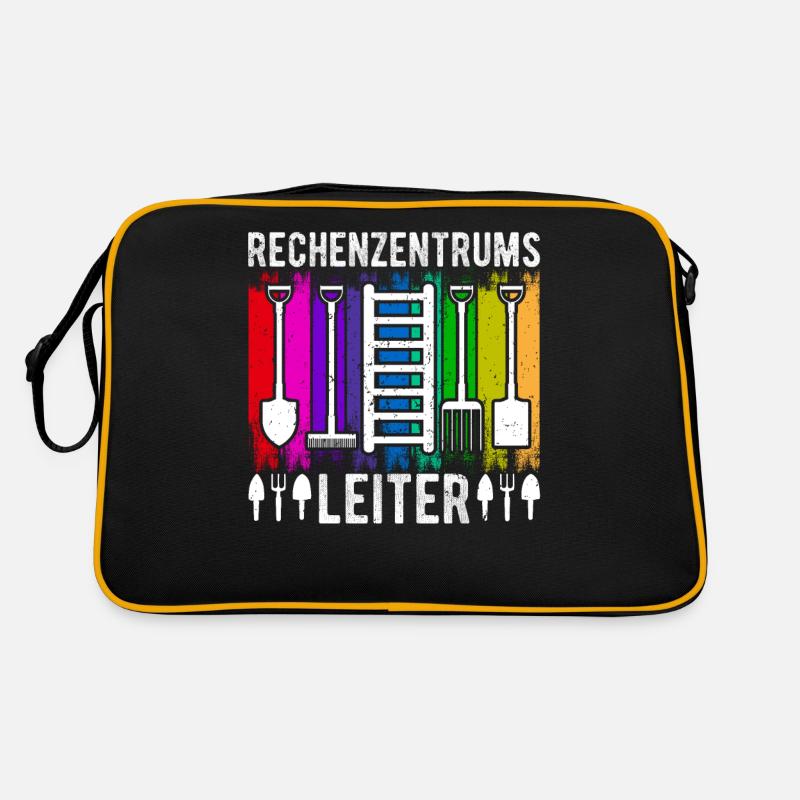 Rechenzentrumsleiter Rechen & Leiter Garten Retro Tasche