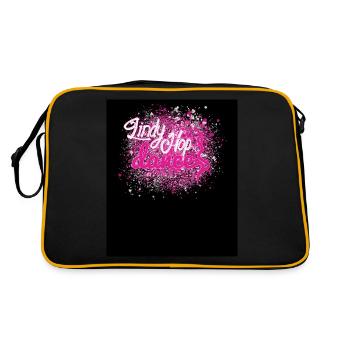 Lindy Hop Dance Swing Dancing - Retro Tasche - Schwarz/Gold - Hinten