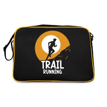 Trail Running Course Course Trail Run - Sac Retro - noir/or - Dos