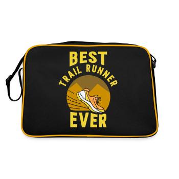 Best Trail Runner ever Running Trail Run - Retro Bag - black/gold - Back