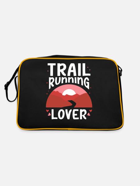 Trail Running Lovers Trail Running Course - Sac Retro - noir/or - Dos