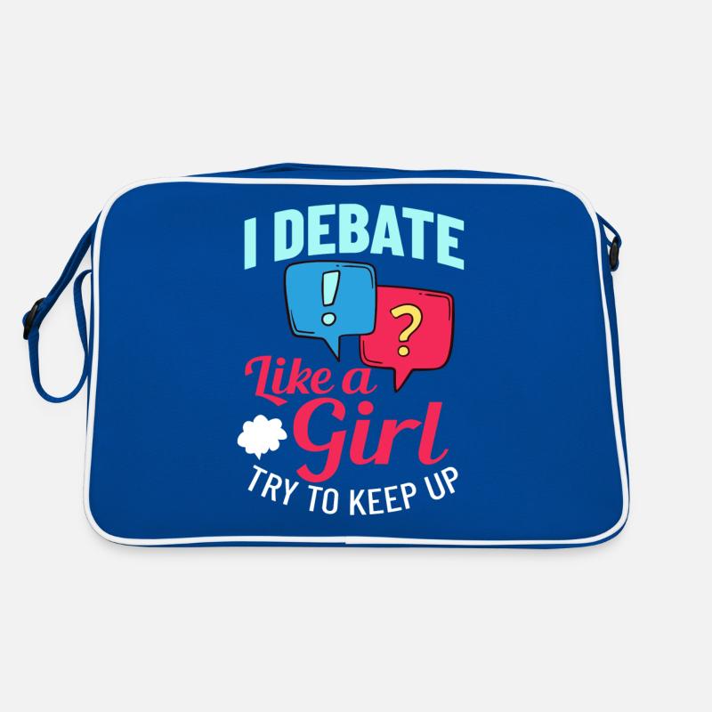 Debate Political Discussion Debate Argument Retro Bag