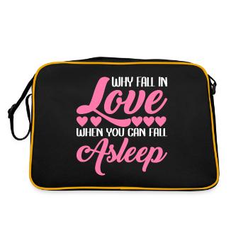 Pourquoi tomber amoureux quand on peut s’endormir 2 - Sac Retro - noir/or - Dos