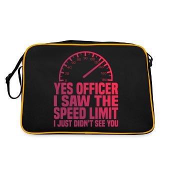 J’ai vu la limite de vitesse, je ne t’ai tout simplement pas vu 3 - Sac Retro - noir/or - Dos