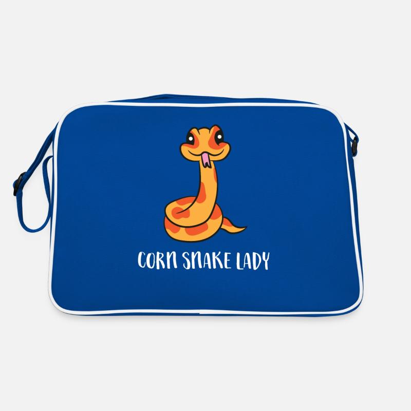 Corn Snake Lady Cute Pet Corn Snake Retro Tasche