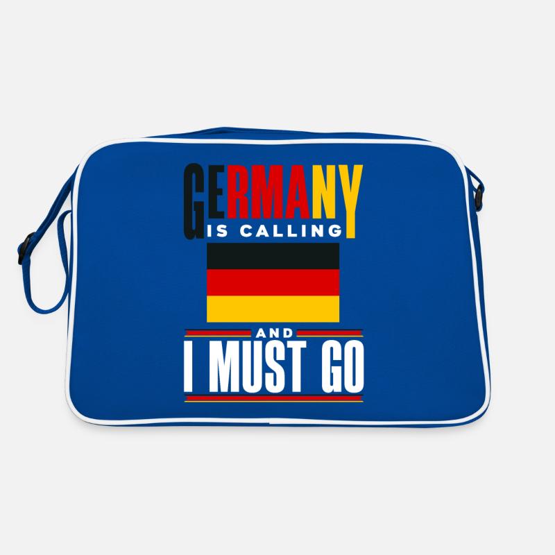 German Germany German Flag Germany Is Calling Retro Tasche