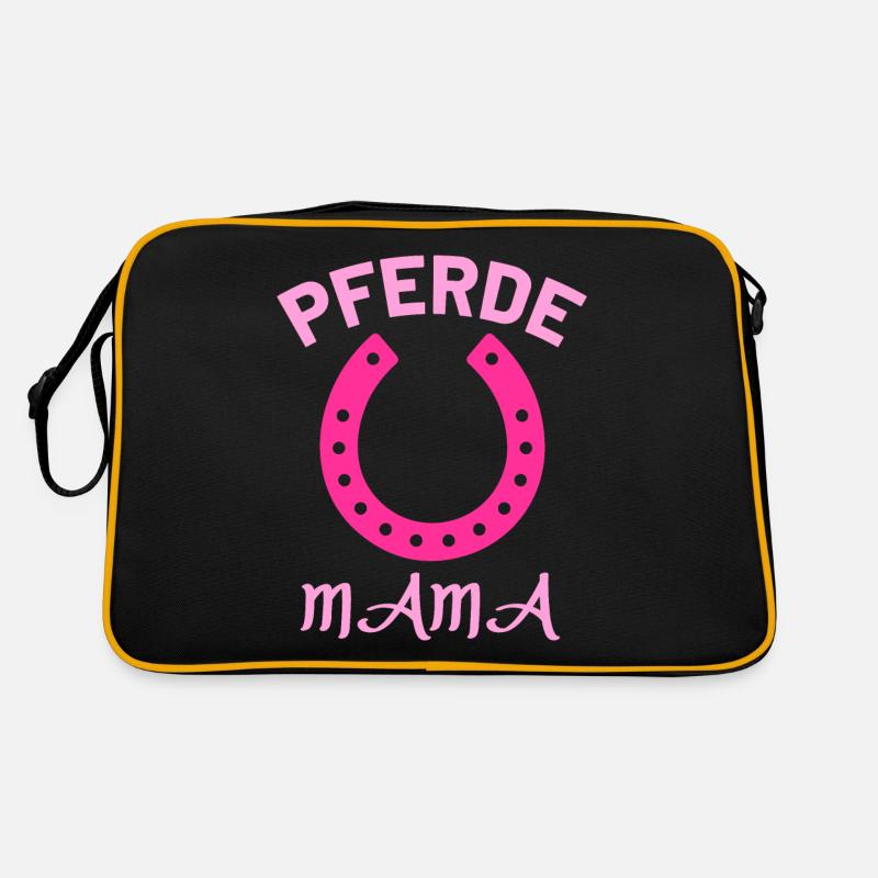 Pferde Mama Pony Versteher Reiter Stall Haflinger Retro Tasche