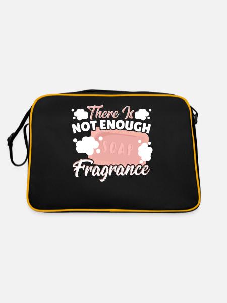 There Is Not Enough Fragrance Soap Making Soap - Retro Bag - black/gold - Back
