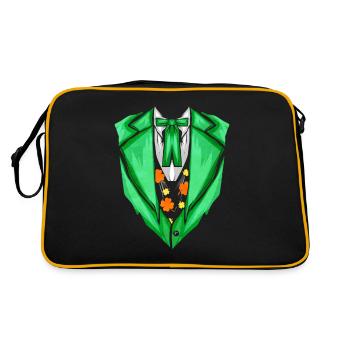 Tenue verte avec arc pour la Saint-Patrick - Sac Retro - noir/or - Dos