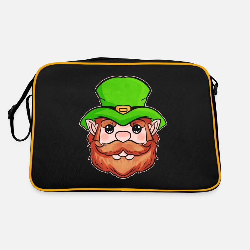 Kawaii Leprechaun For St. Patrick's Day Retro Bag