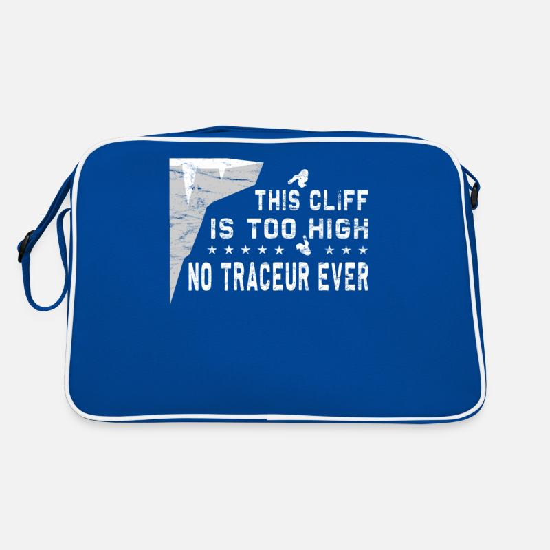 This cliff is too high - Cliff jumping Retro Bag