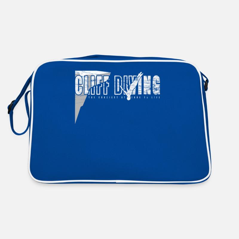 Das Verrückteste gefühl Klippenspringen Retro Tasche