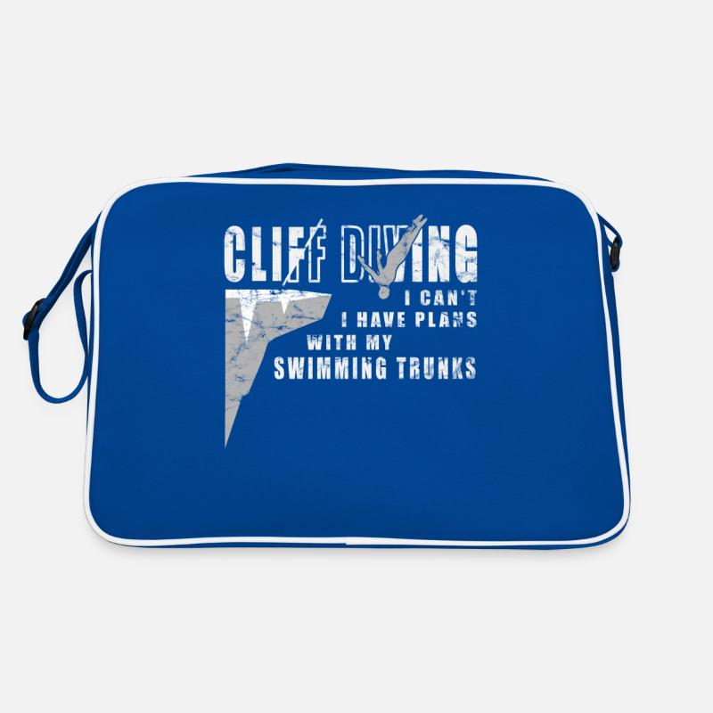 I can't - fun cliff jumping Retro Bag