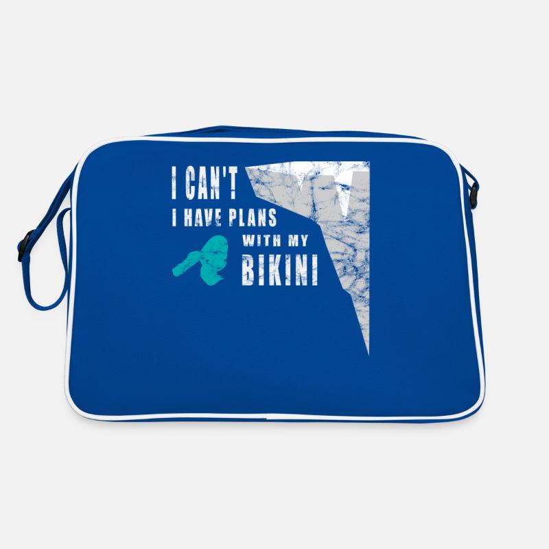 I can't - fun cliff jumping Retro Bag