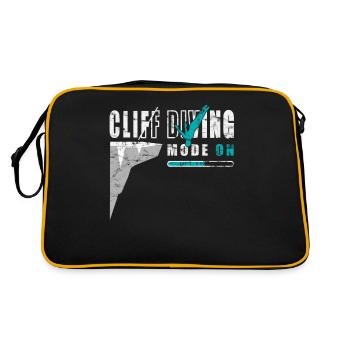 Mode on - fun cliff jumping - Retro Bag - black/gold - Back