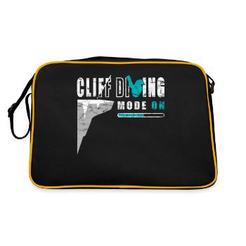 Mode on - fun cliff jumping - Retro Bag - black/gold - Back