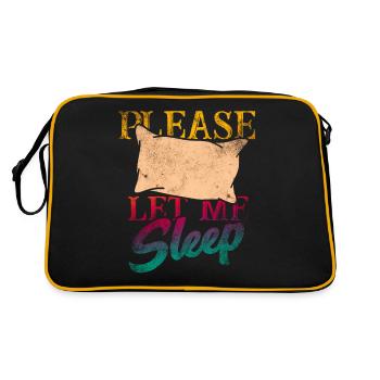 Dormir - Sac Retro - noir/or - Dos