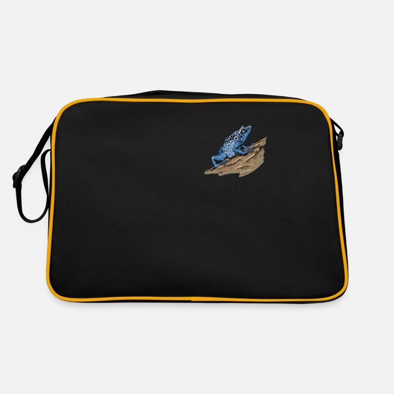 Poison Dart Frog I Toad Frog Motif pour amphibiens Sac Retro
