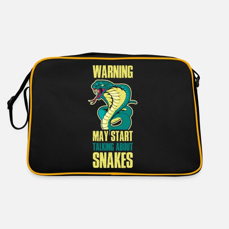 May Start Talking About Snakes Snakes Gift Retro Bag