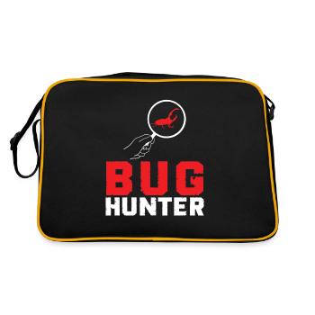 Bug Hunter Funny Entomologist Bug Species - Retro Bag - black/gold - Back