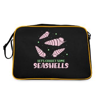 Rassemblons des coquilles des collecteurs de coquilles des collecteurs de coquilles - Sac Retro - noir/or - Dos