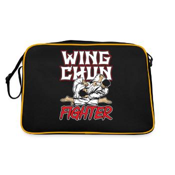 Wing Chun Fighter Martial Arts Martial Arts Trainer - Retro Bag - black/gold - Back
