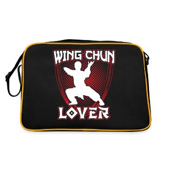 Wing Chun Lover Trainer Martial Arts Martial Arts Martial Arts - Retro Bag - black/gold - Back